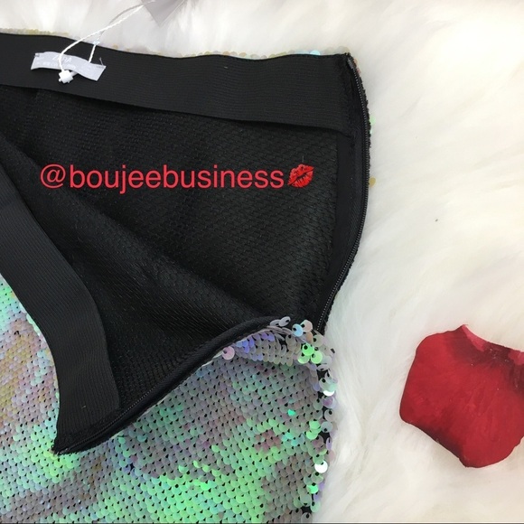 ZARA Sequin Mini Skirt - Picture 4 of 7